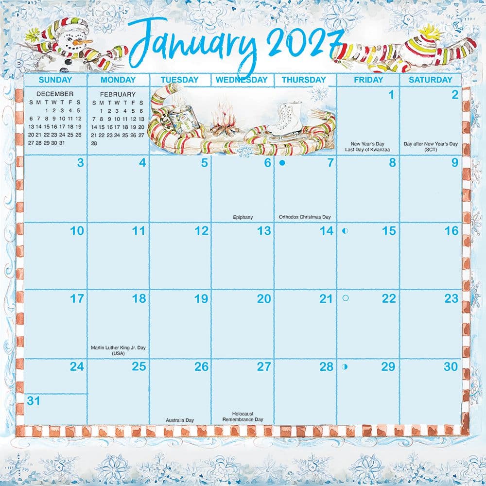 Joyful Seasons Magic Grip 2027 Wall Calendar Third Alternate Image