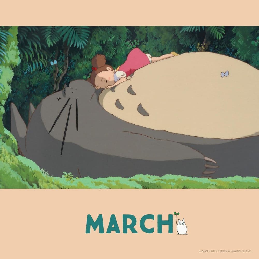 My Neighbor Totoro 2027 Wall Calendar Third Alternate Image