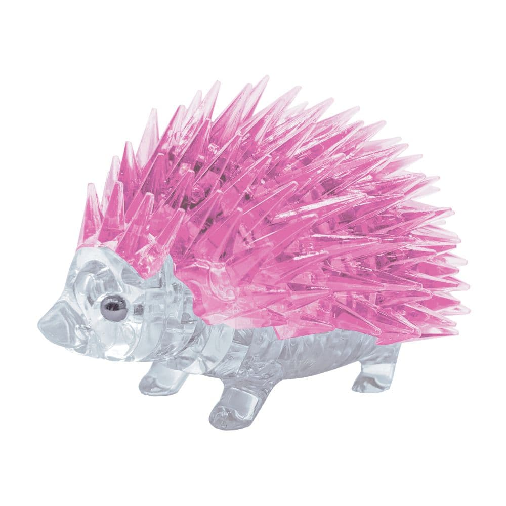 3D Hedgehog Pink Crystal Puzzle Main Product Image