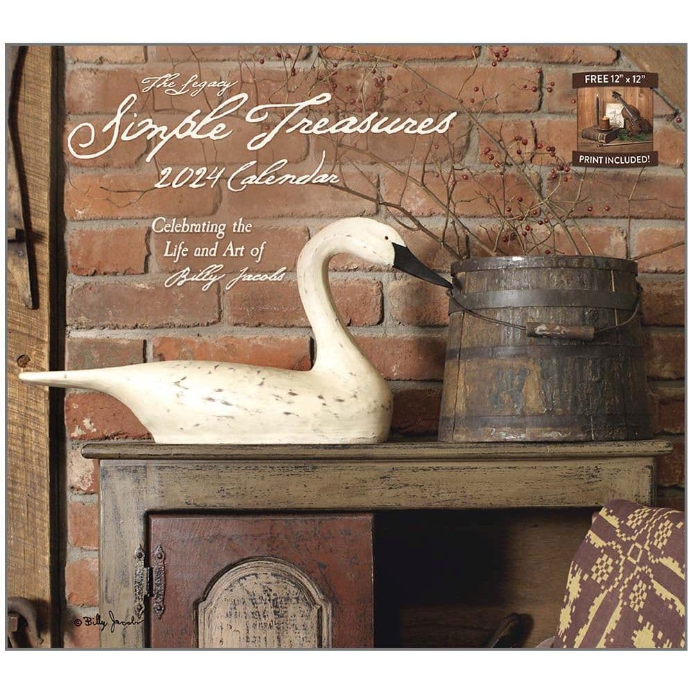 Simple Treasures Special Edition 2024 Wall Calendar