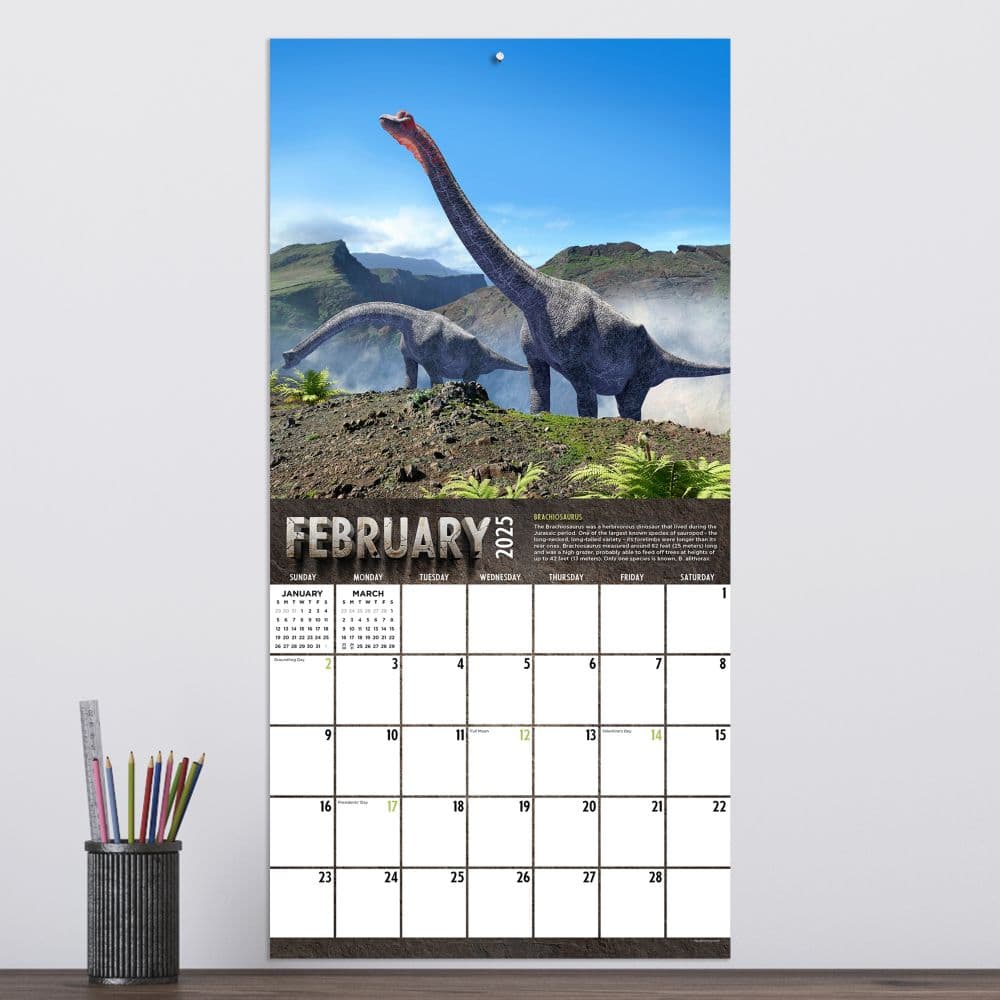 Dinosaurs 2025 Wall Calendar Third Alternate Image