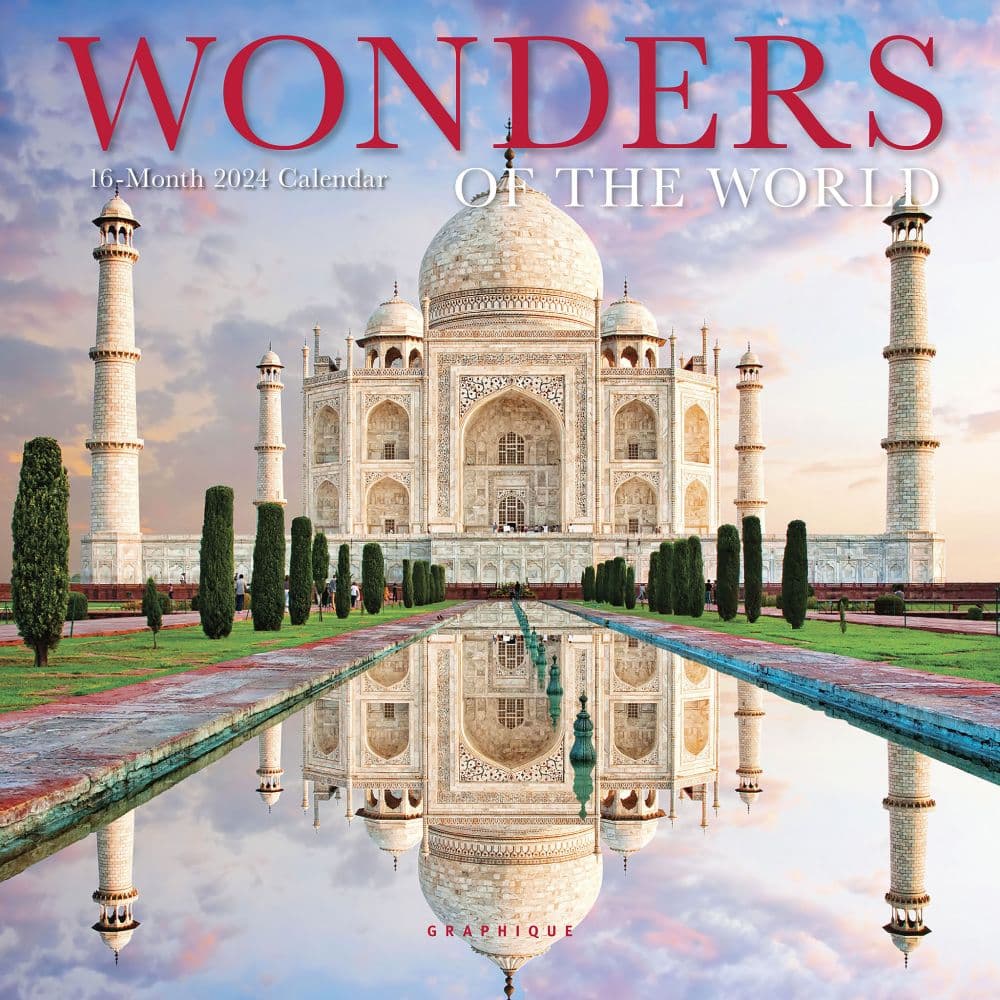 Wonders of the World 2024 Mini Wall Calendar