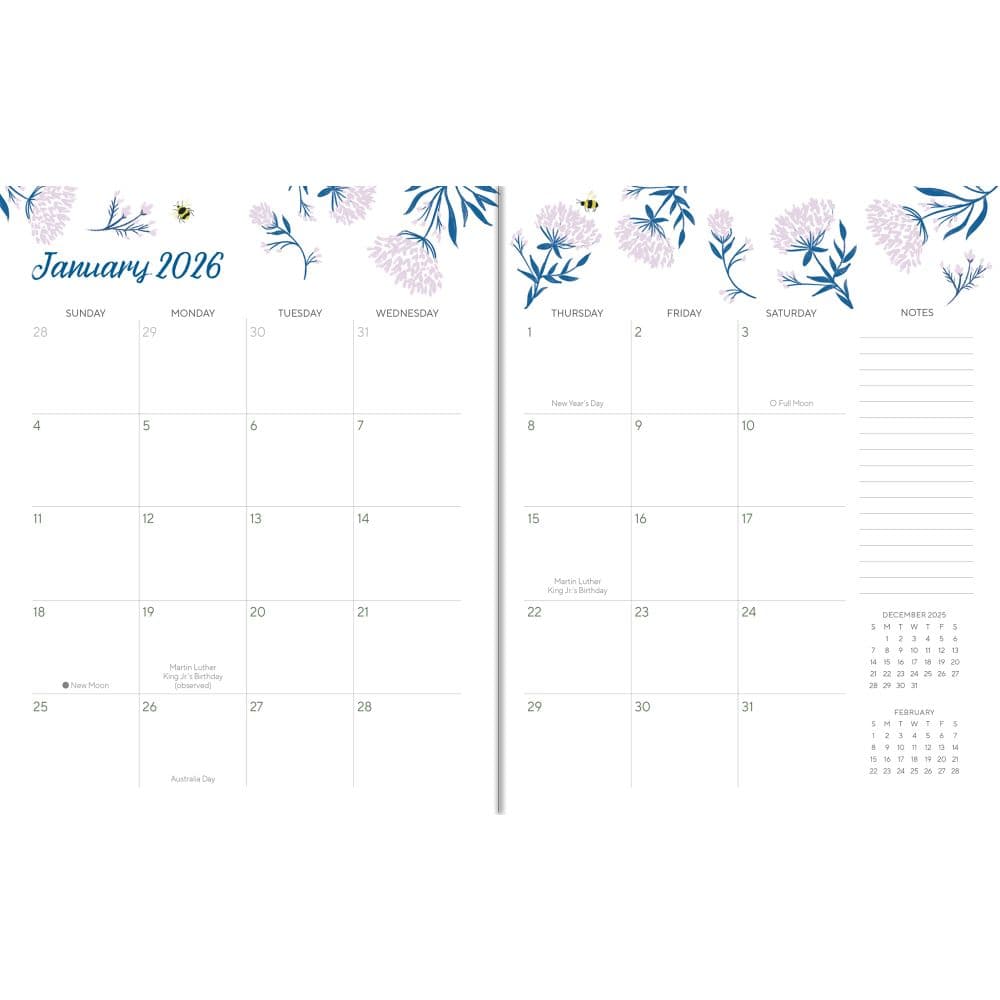 Garden Bee Monthly 2026 Planner First Alternate Image