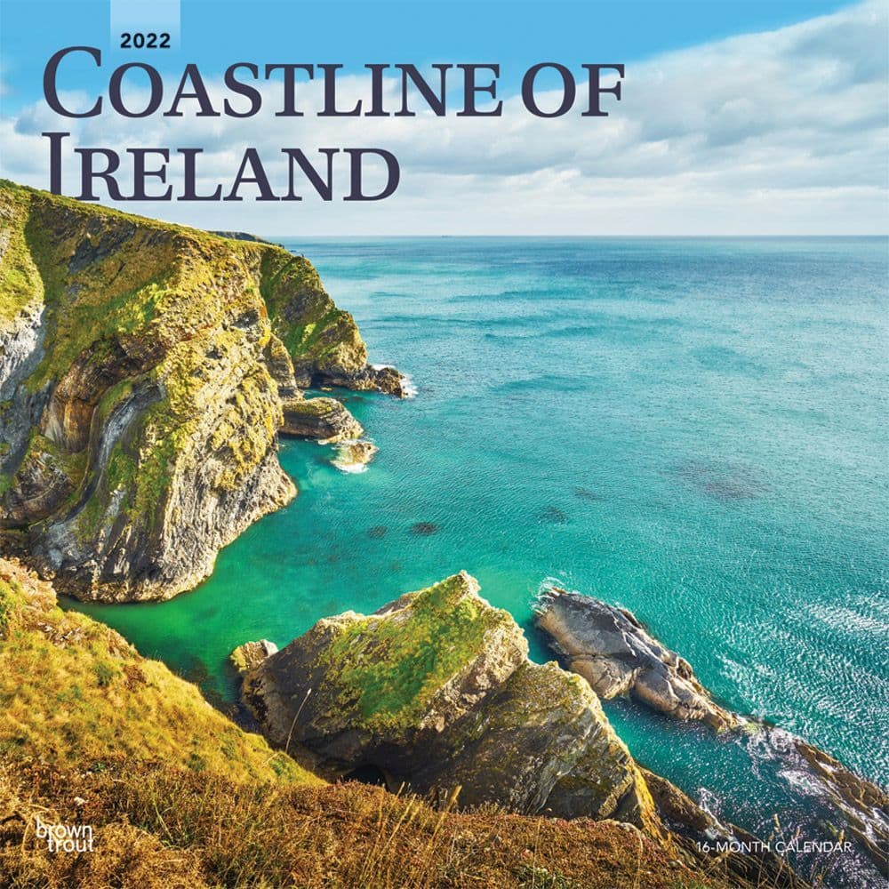 Coastline of Ireland 2022 Wall Calendar