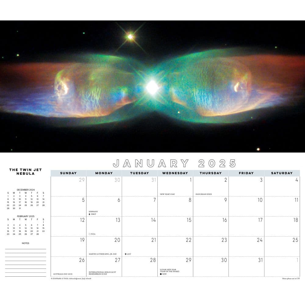 Astronomy Panoramic 2025 Wall Calendar