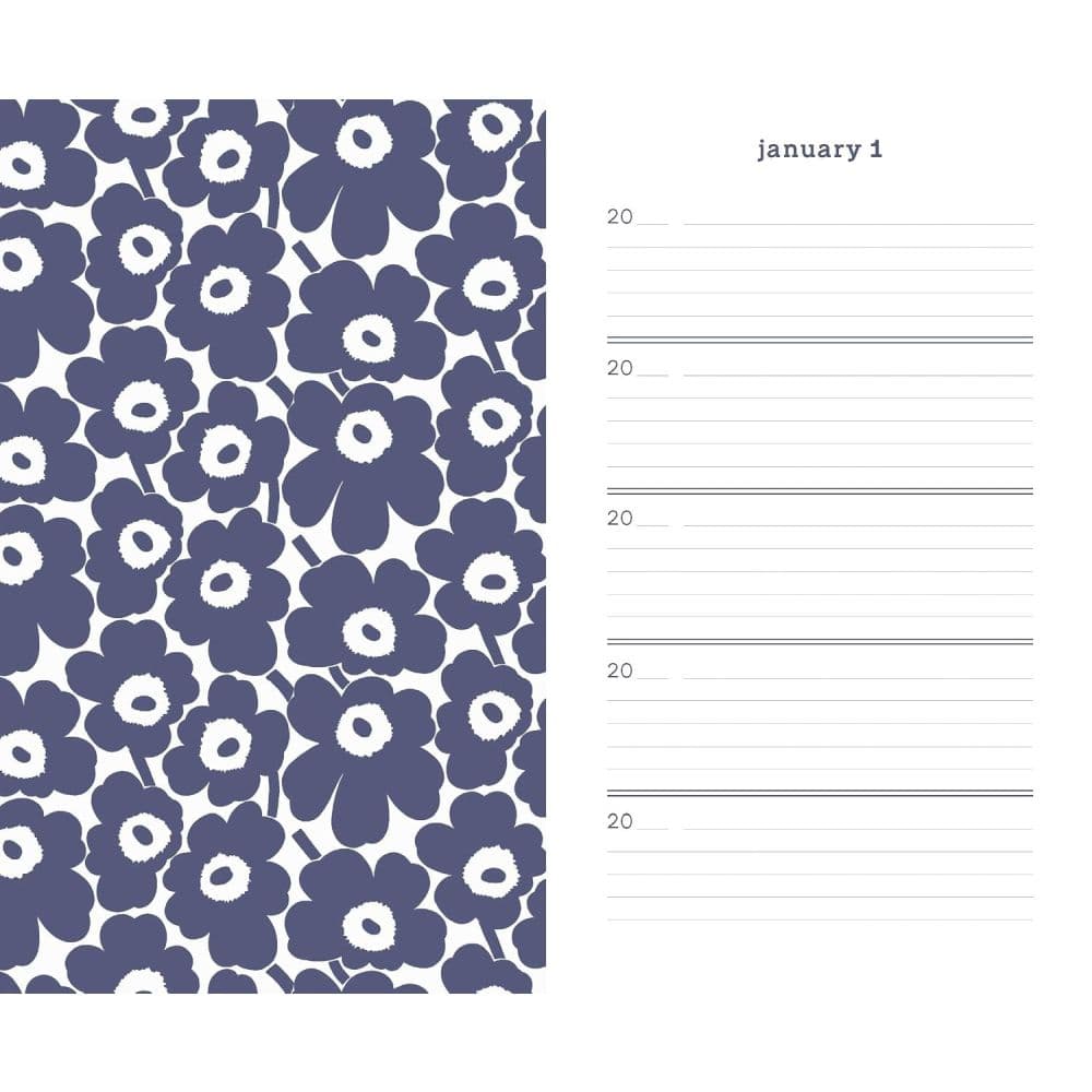 Marimekko One Line a Day Memory Book - Blue First Alternate Image