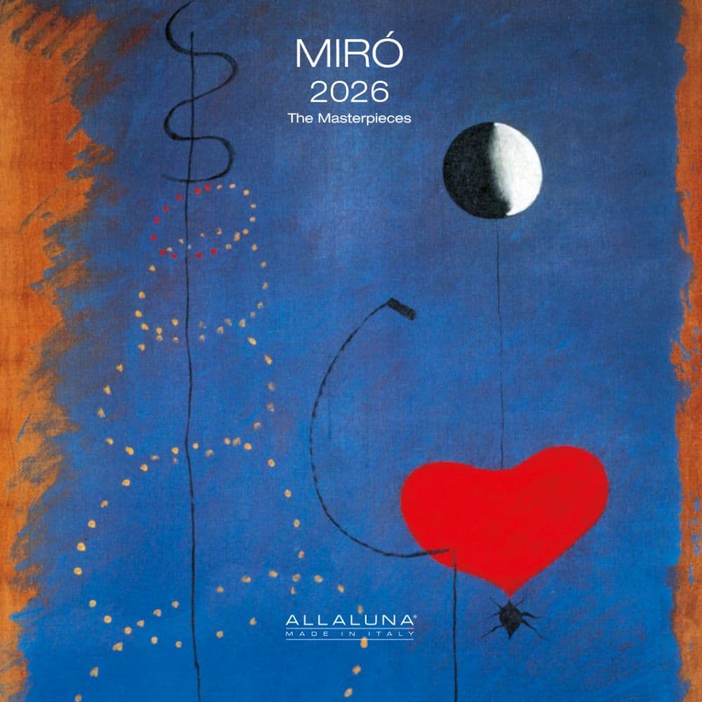 Miro 2026 Mini Wall Calendar Main Product Image