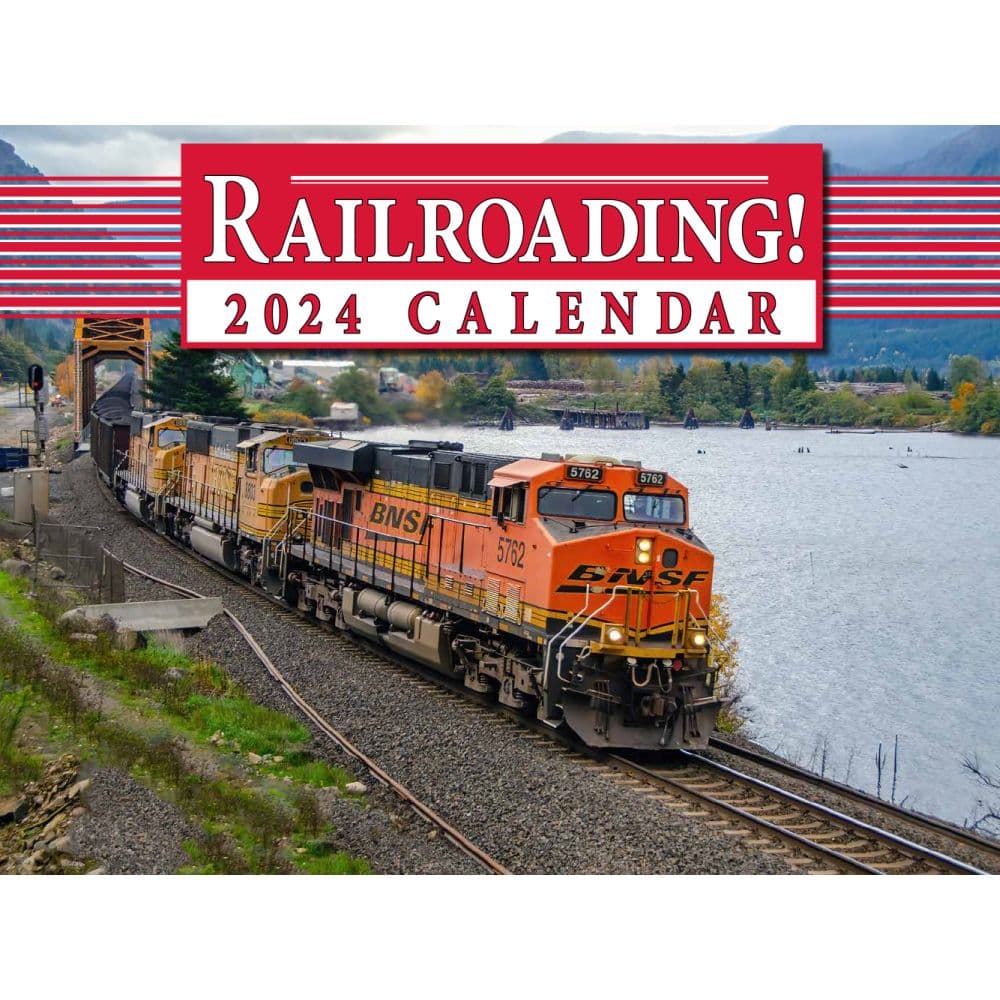 Trains Railroading 2024 Wall Calendar Main Image