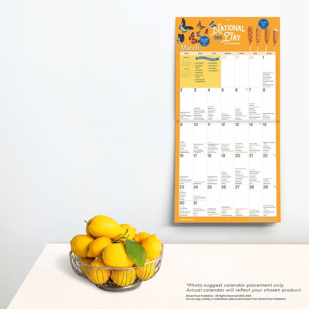 National Day 2025 Wall Calendar - Calendars.com