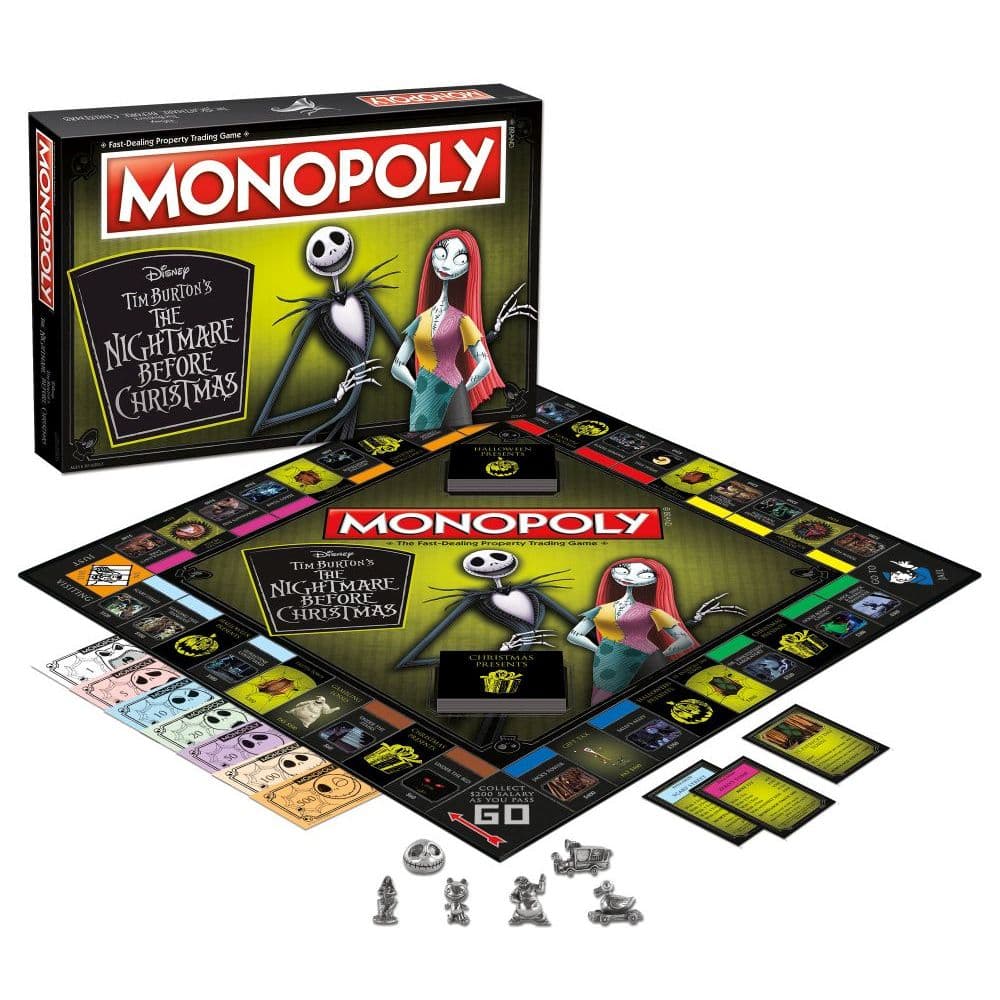 Nightmare Before Christmas Monopoly Alternate Image 2