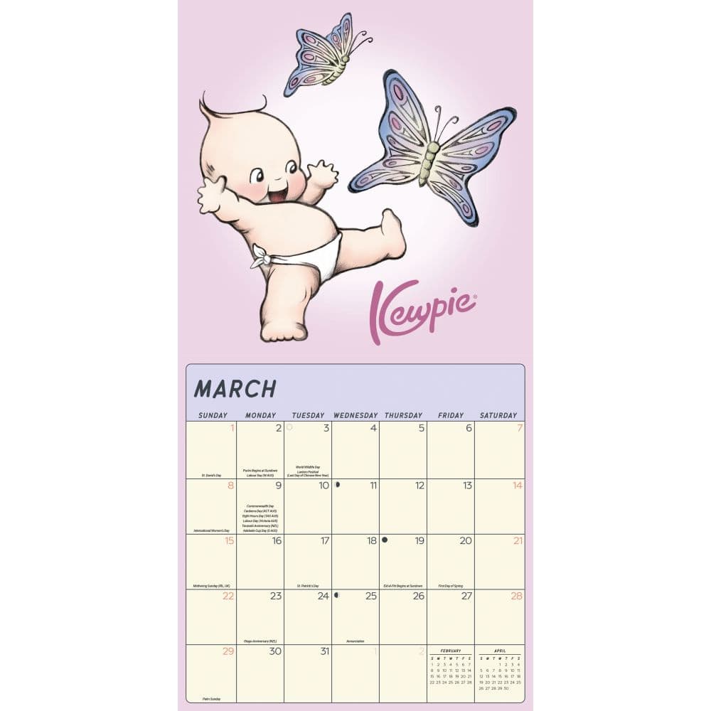 Kewpie 2026 Wall Calendar Second Alternate Image