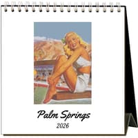 image Palm Springs Nostalgic 2026 Easel Desk Calendar Main Product Images