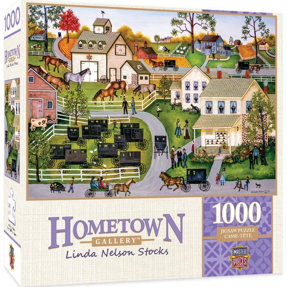 Hometown Sunday Meeting 1000pc Puzzle Main Image