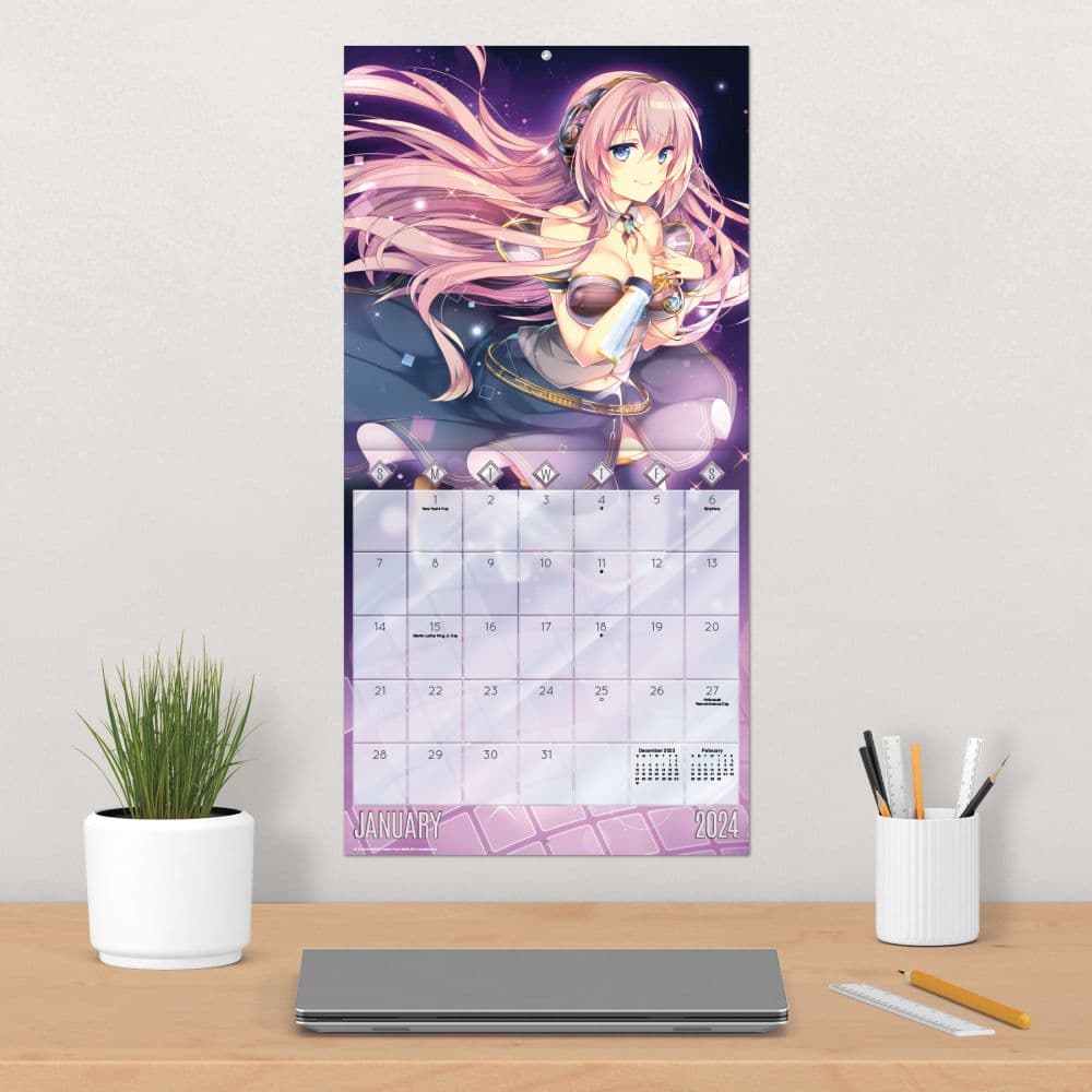 Hatsune Miku 2024 Wall Calendar