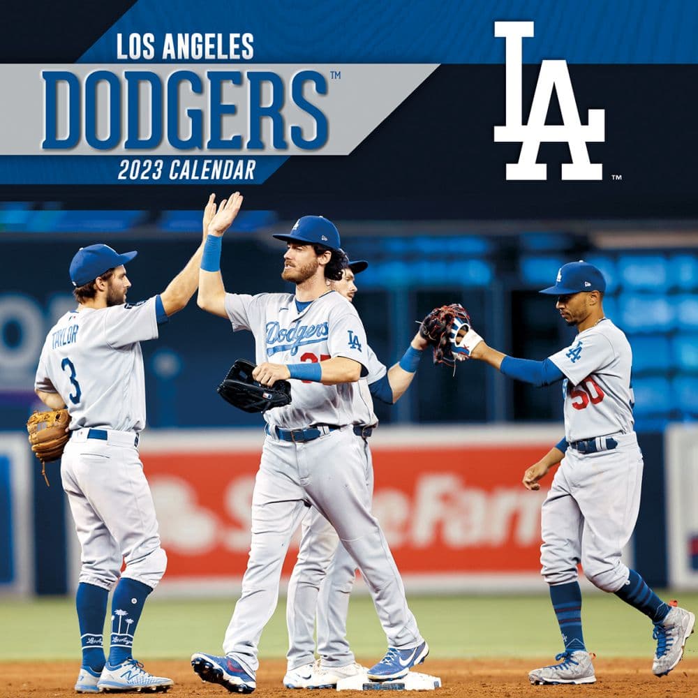 MLB Los Angeles Dodgers 2023 Wall Calendar by Turner Licensing