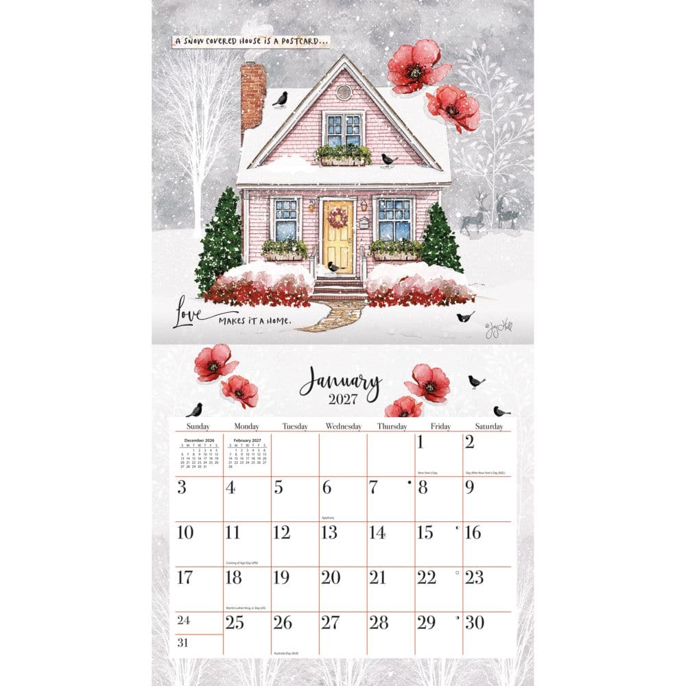 Bless This Home 2027 Wall Calendar by Joy Hall Second Alternate Image
