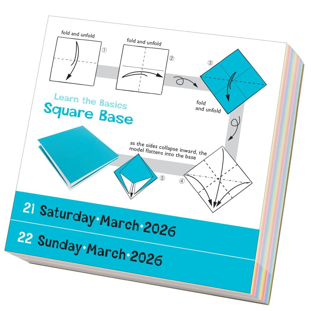 Origami 2026 Desk Calendar Second Alternate Image