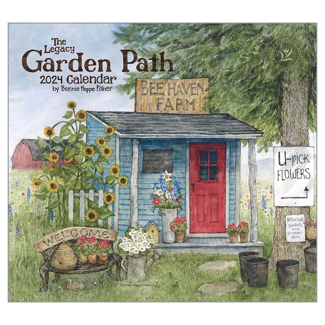 Garden Path Fisher 2024 Wall Calendar