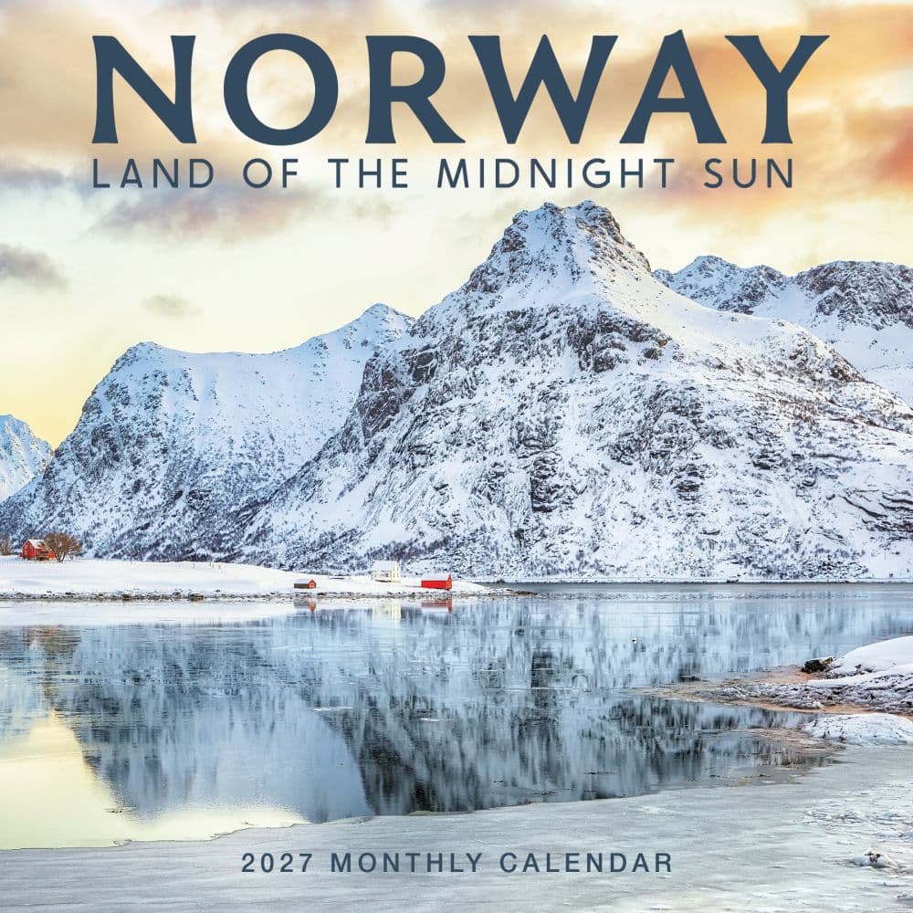 Norway Land of Midnight Sun 2027 Wall Calendar Main Product Image