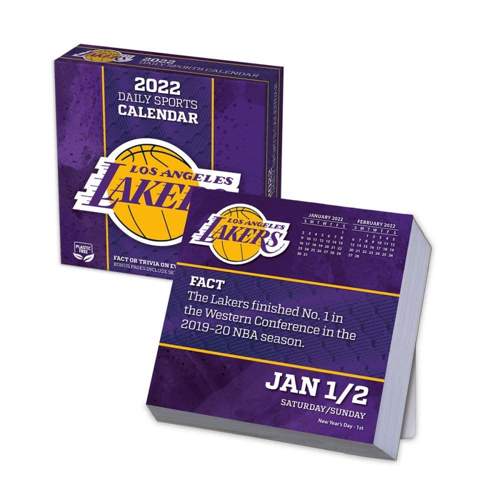 Los Angeles Lakers 2022 calendars