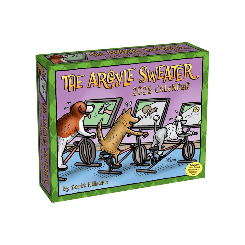 Argyle Sweater 2026 Desk Calendar Main Image