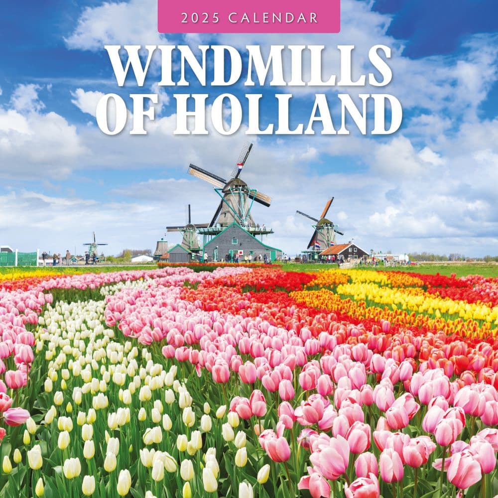 Windmills of Holland 2025 Wall Calendar - Calendars.com