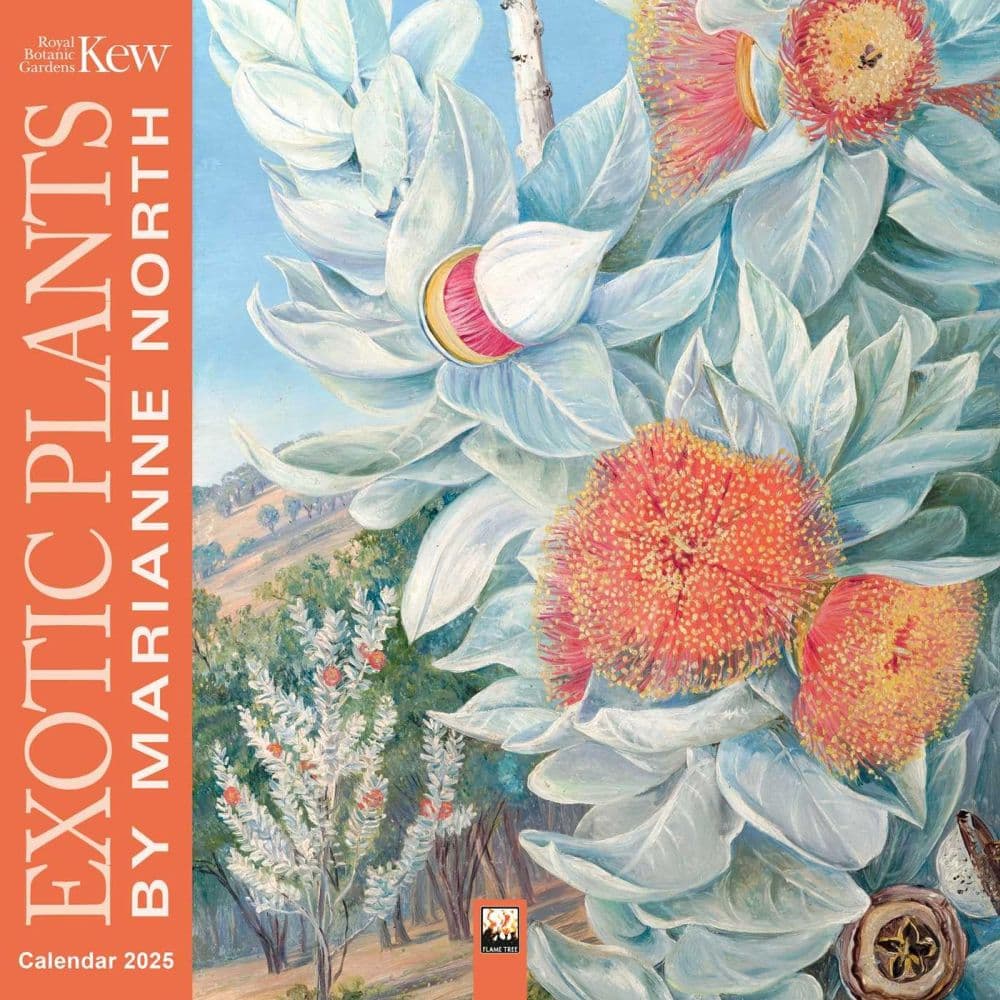 Kew Gardens Exotic Plants 2025 Wall Calendar