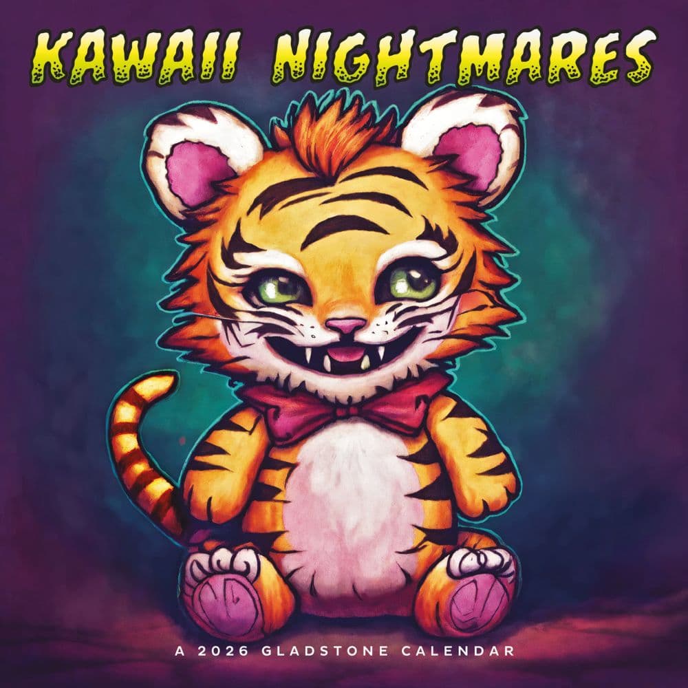 Kawaii Nightmares 2026 Wall Calendar Main Image