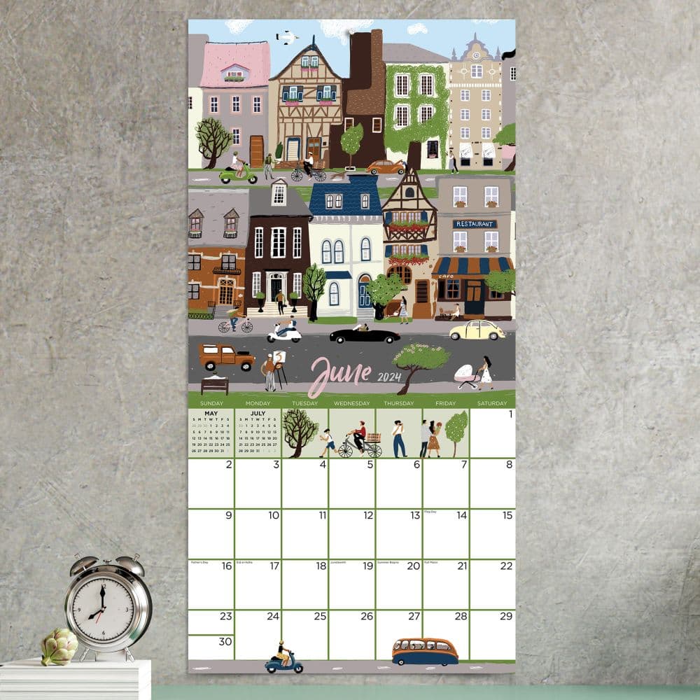 Folk Love 2024 Wall Calendar