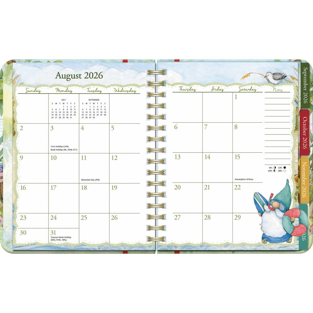 Gnome Sweet Gnome Deluxe 2026 Planner_ALT1
