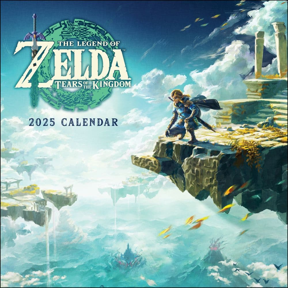 Legend of Zelda 2025 Wall Calendar - Calendars.com