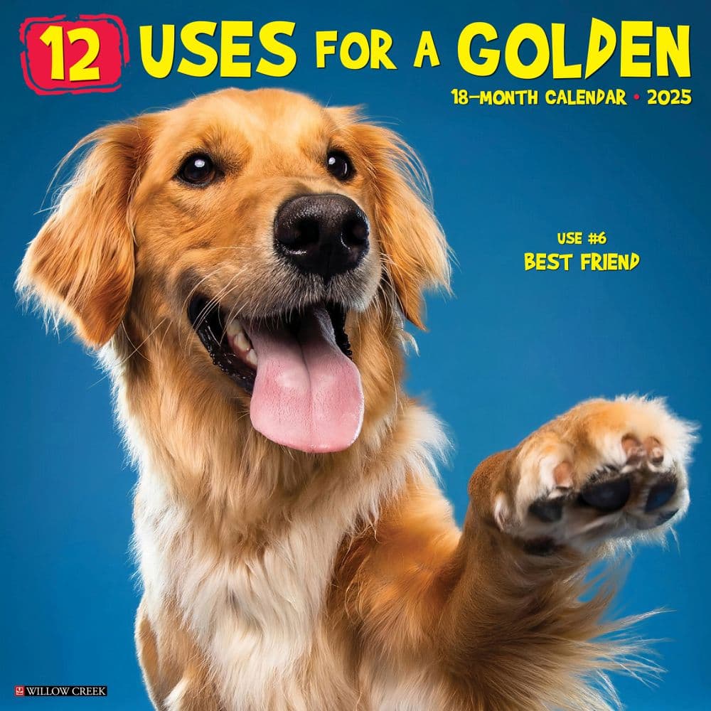 12 Uses for a Golden 2025 Wall Calendar Main Image