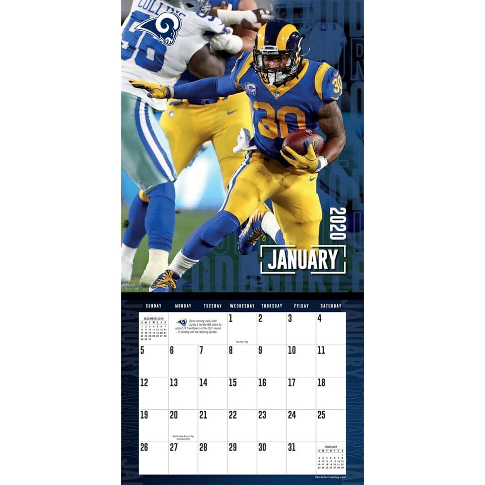 NFL All Stars Wall Calendar