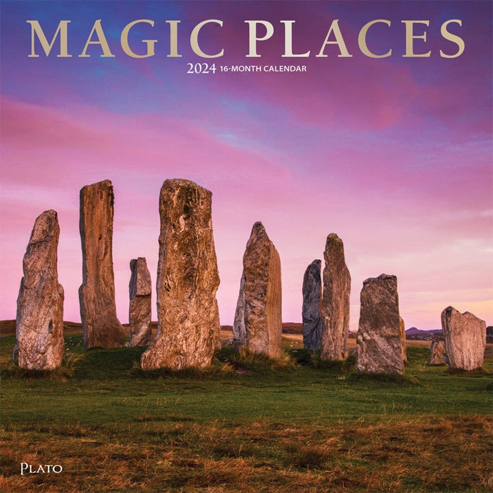 Magic Places Plato 2024 Wall Calendar Main Product Image width=&quot;1000&quot; height=&quot;1000&quot;