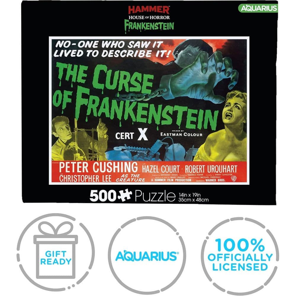 The Curse of Frankenstein 500 Piece Puzzle Fifth Alternate Image