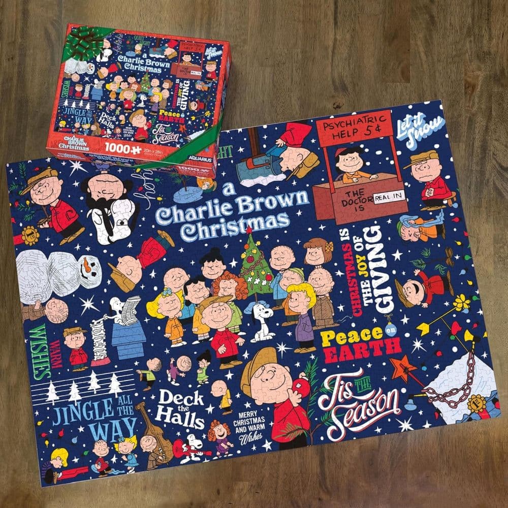 Charlie Brown Tis the Season 1000 Piece Puzzle Fourth Alternate Image