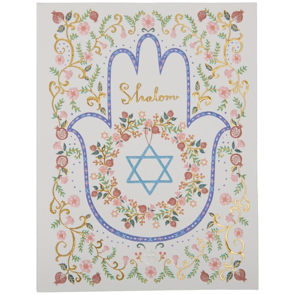 Hamsah and Jewish Star 8 Count Christmas Cards First Alternate Image width=&quot;1000&quot; height=&quot;1000&quot;