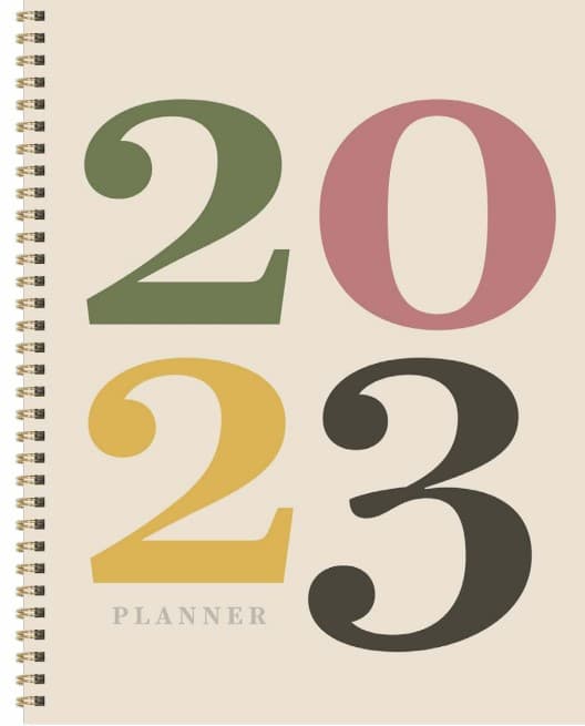 TF Publishing Colors of the Season 2023 Large Daily Weekly Monthly Planner