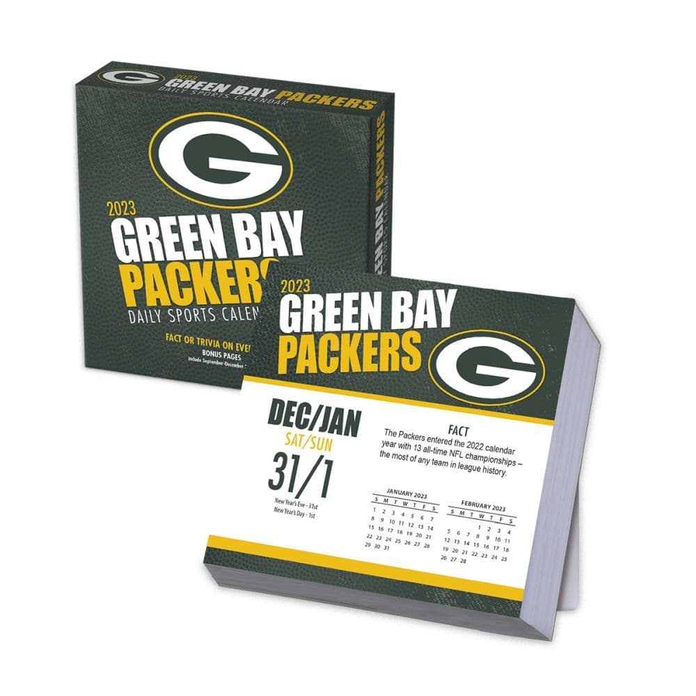 Green Bay Packers 2023 Desk Calendar