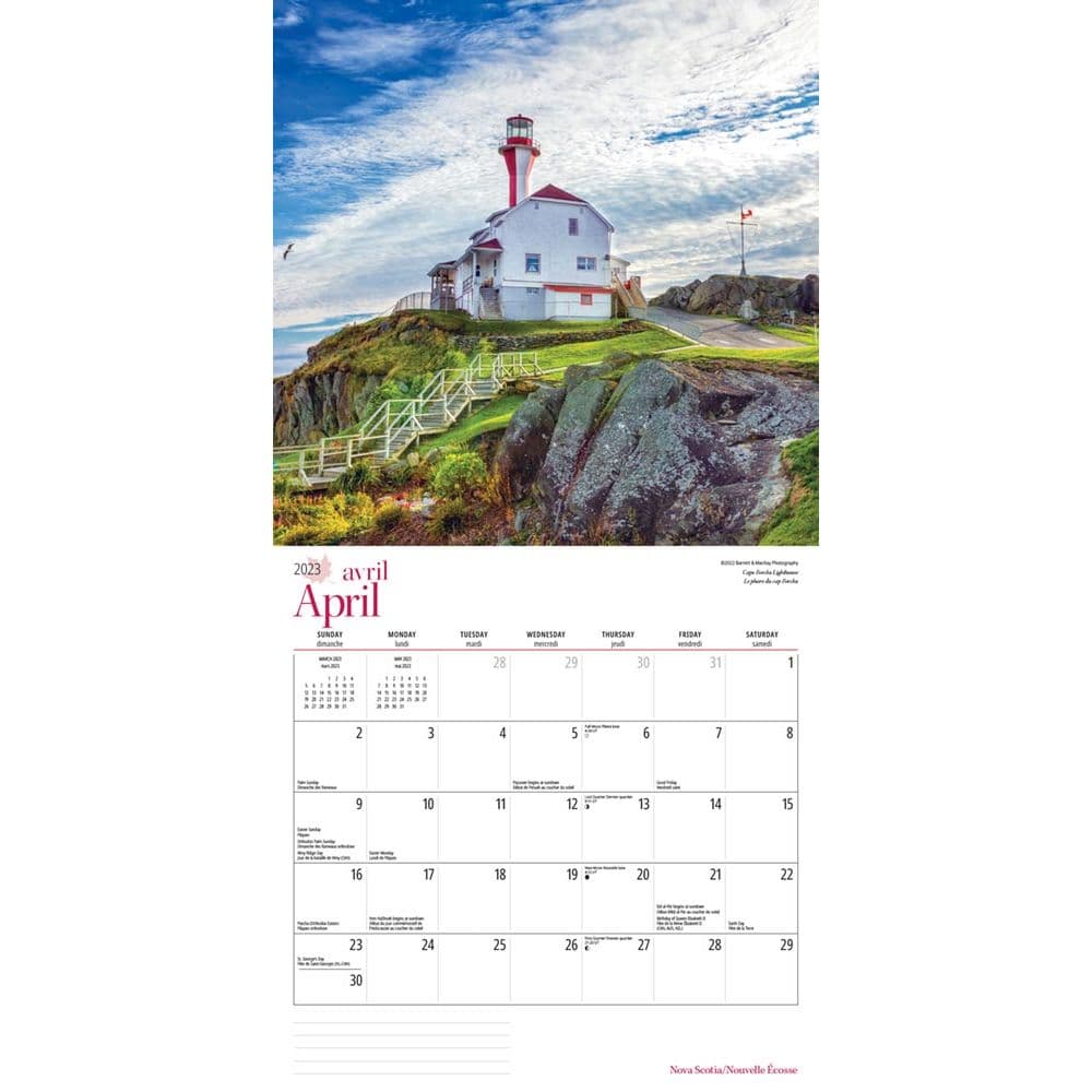 Nova Scotia 2023 Wall Calendar - Calendars.com