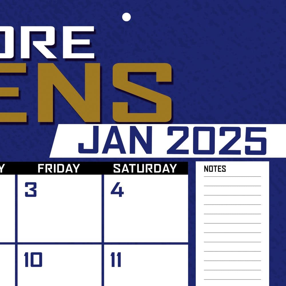 NFL Baltimore Ravens 2025 Desk Pad Third Alternate Image