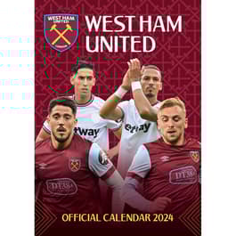 West Ham FC Poster 2024 Wall Calendar