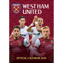 West Ham FC Poster 2024 Wall Calendar