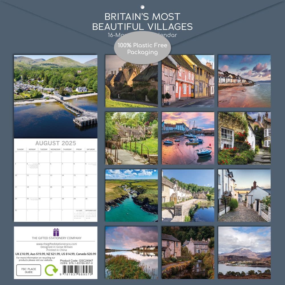Britains Most Beautiful Villages 2025 Wall Calendar First Alternate  Image width=&quot;1000&quot; height=&quot;1000&quot;