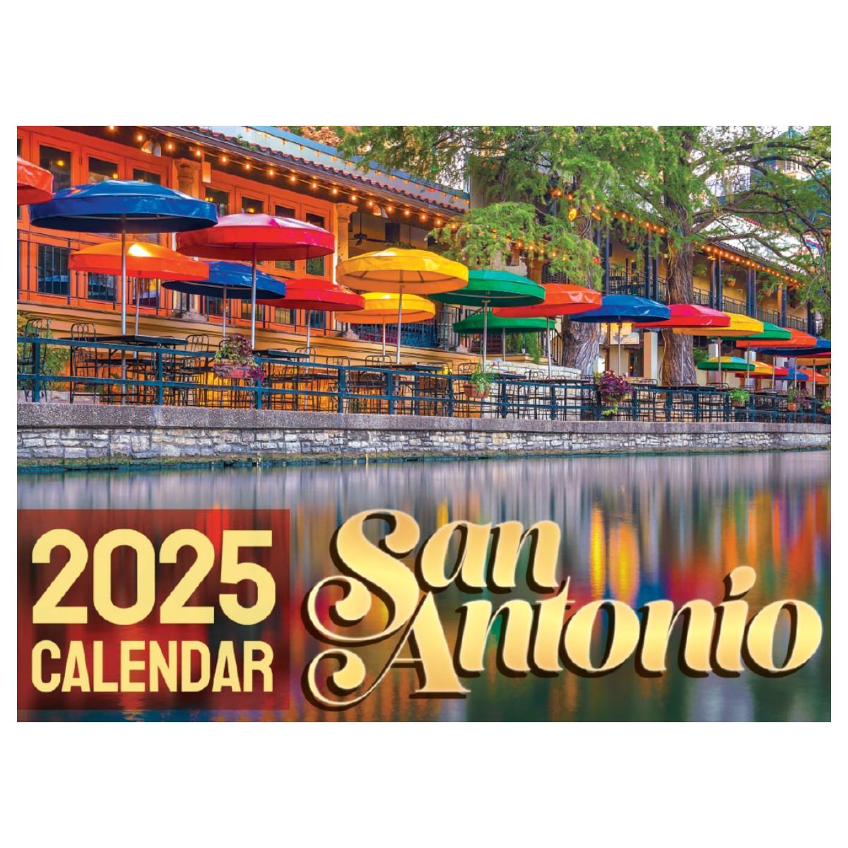 San Antonio 2025 Wall Calendar