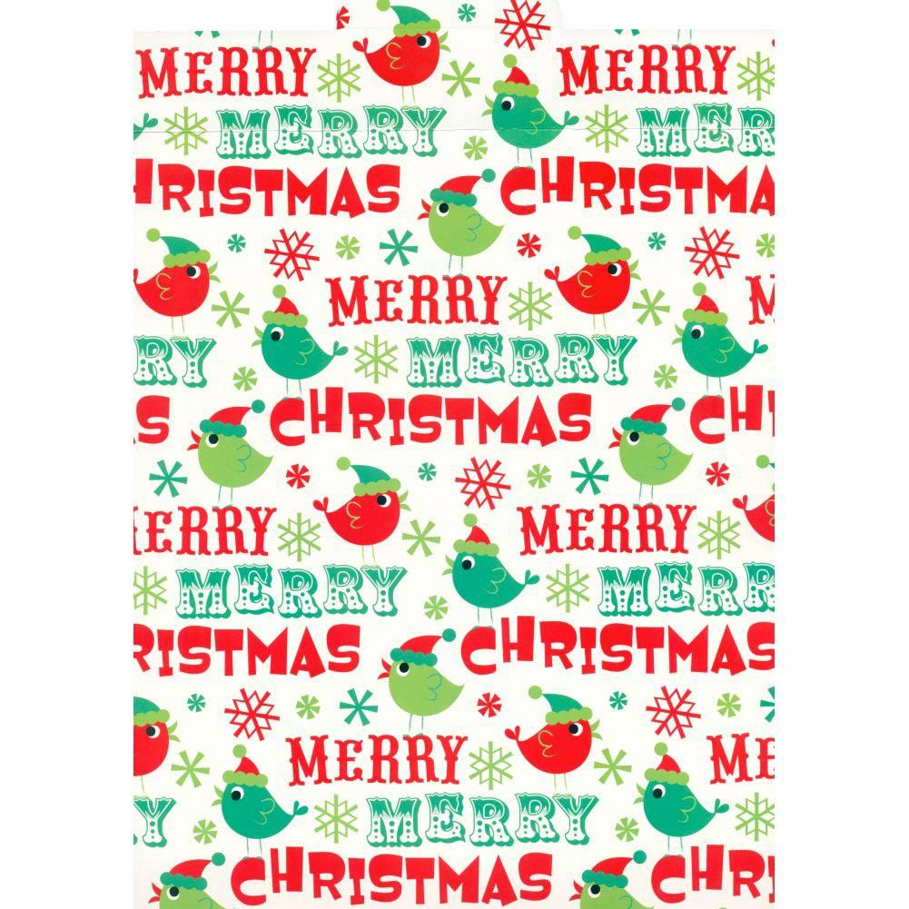image Merry Christmas Birds Calendar Wrapper Main Product Image
