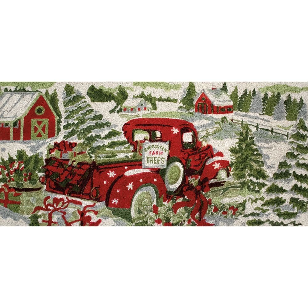Home for Christmas Coir Large Doormat by Susan Winget