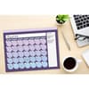 image Purple Undated Desk Pad Third Alternate Image