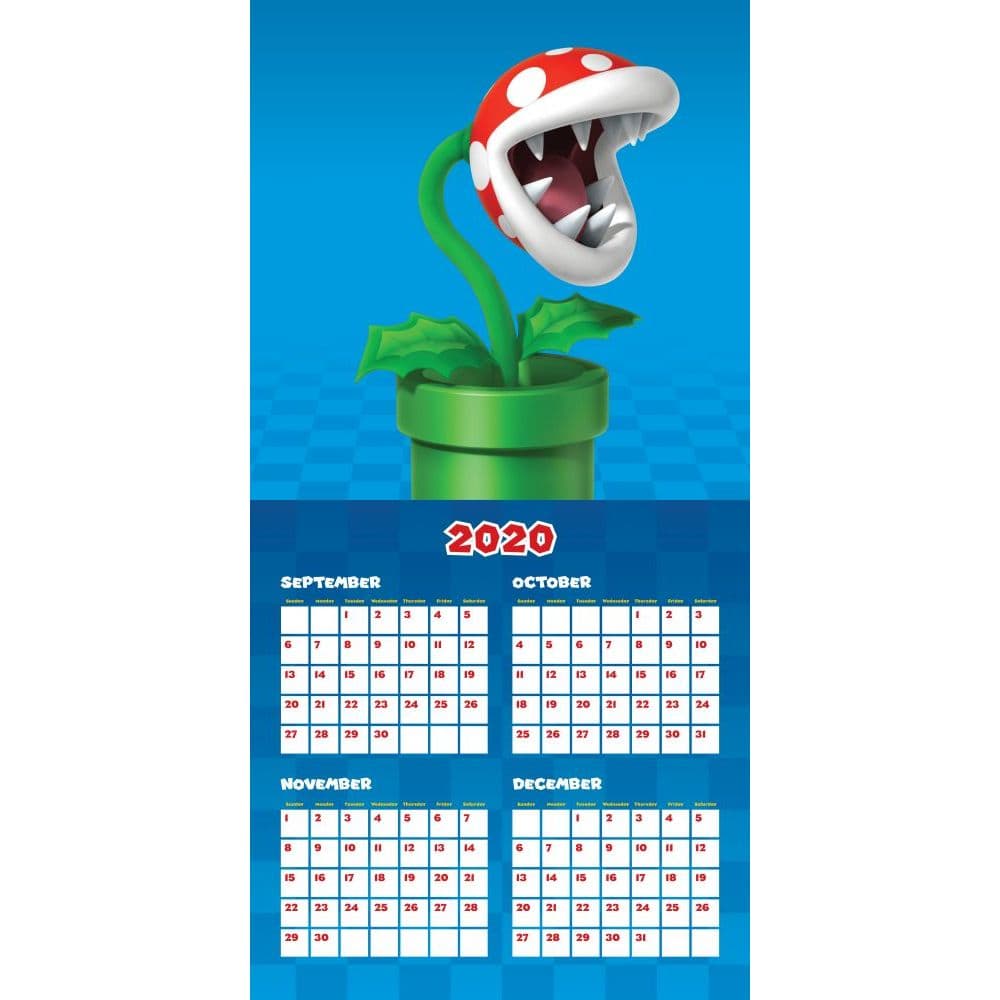 Super Mario Wall Calendar