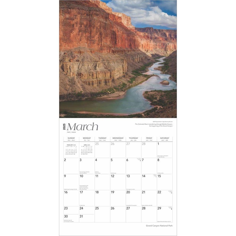 Grand Canyon National Park 2025 Wall Calendar Second Alternate Image width=&quot;1000&quot; height=&quot;1000&quot;